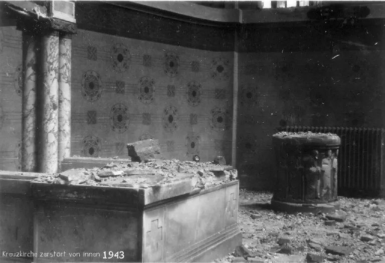 Kreuzkirche, 1943 (Innenraum)