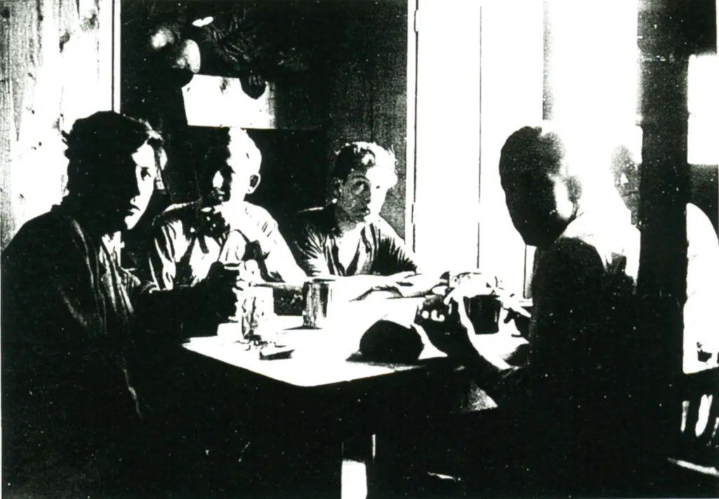 Zwangsarbeiter in der Baracke Wartheland, 1943